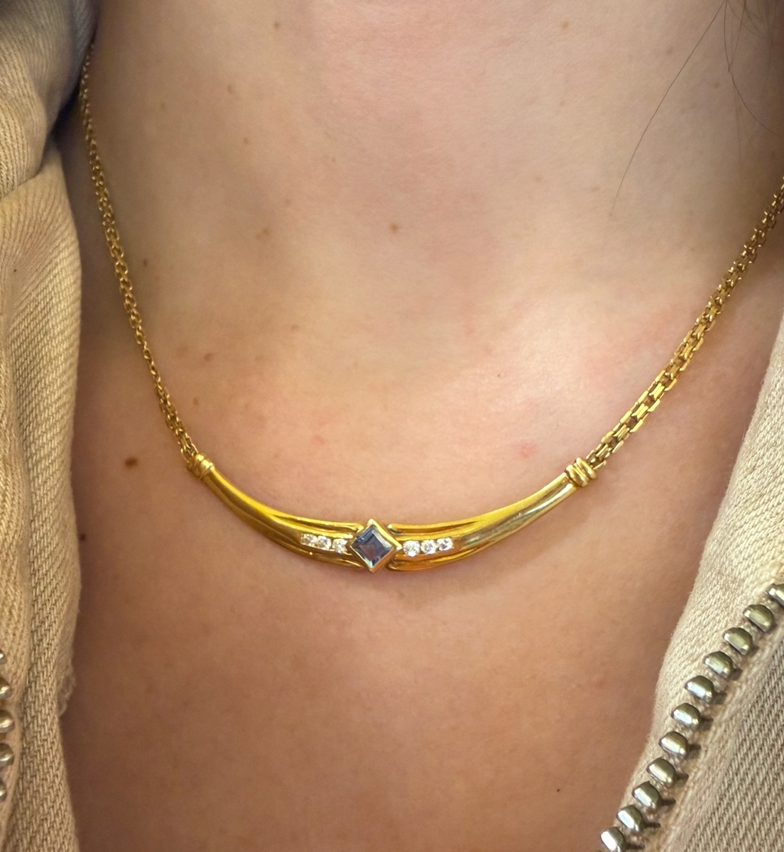 Aquamarine And Diamond