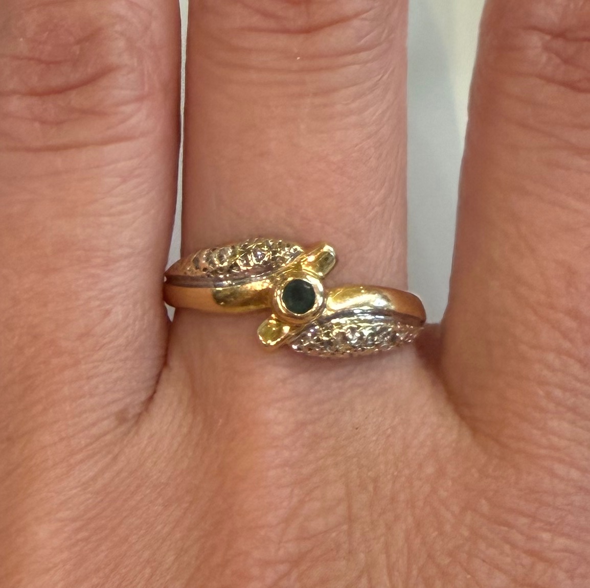 Emerald And Diamond Ring-photo-4