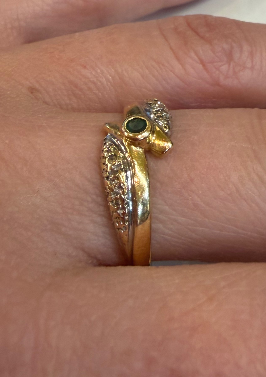 Emerald And Diamond Ring-photo-5