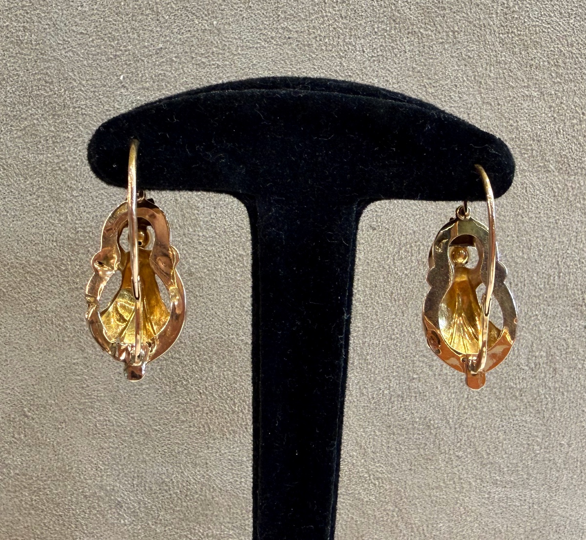 Boucles d'oreille ancienne-photo-3