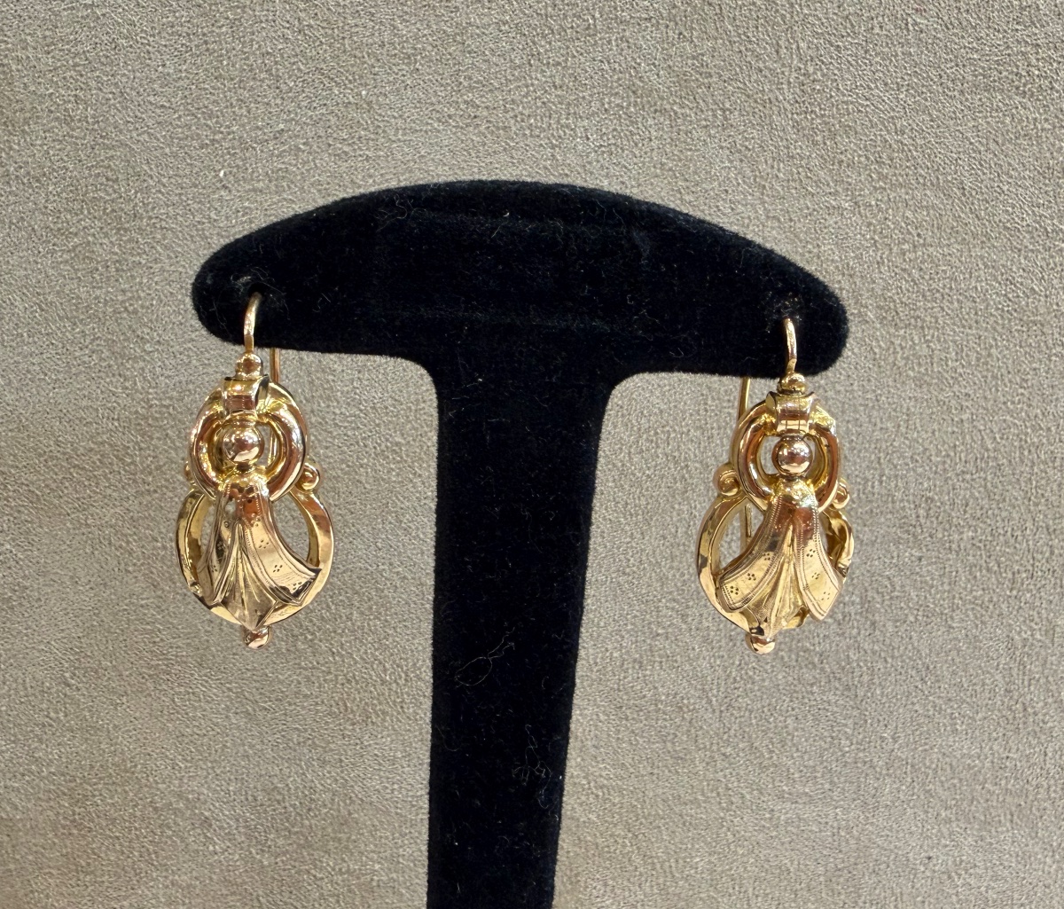 Boucles d'oreille ancienne-photo-5