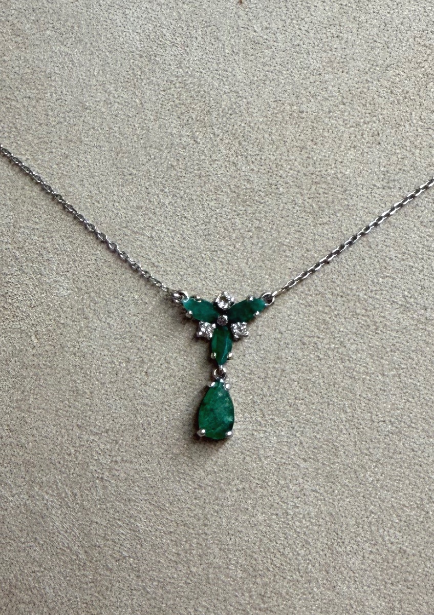 Collier Emeraudes et Diamants-photo-4