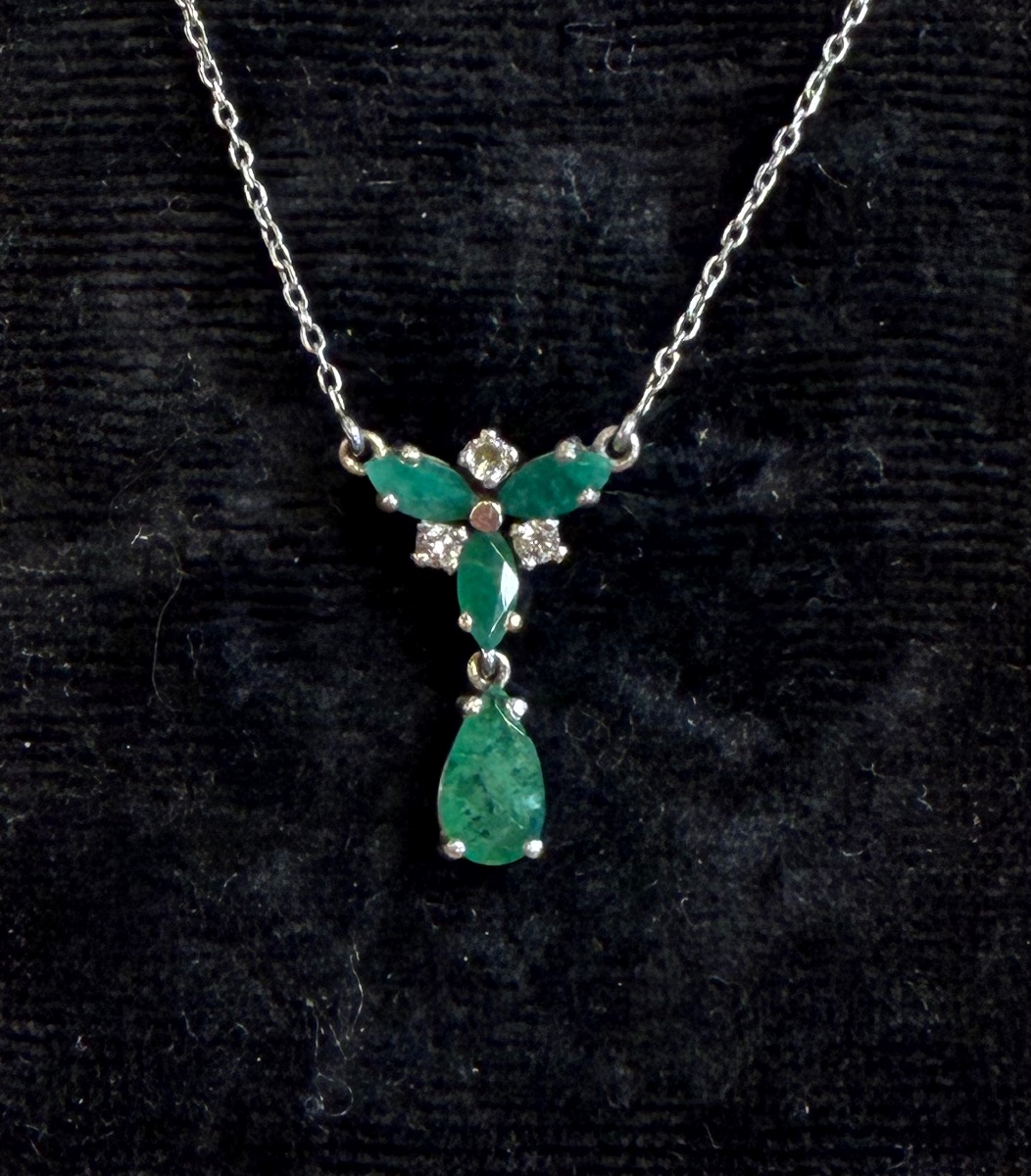 Collier Emeraudes et Diamants-photo-5