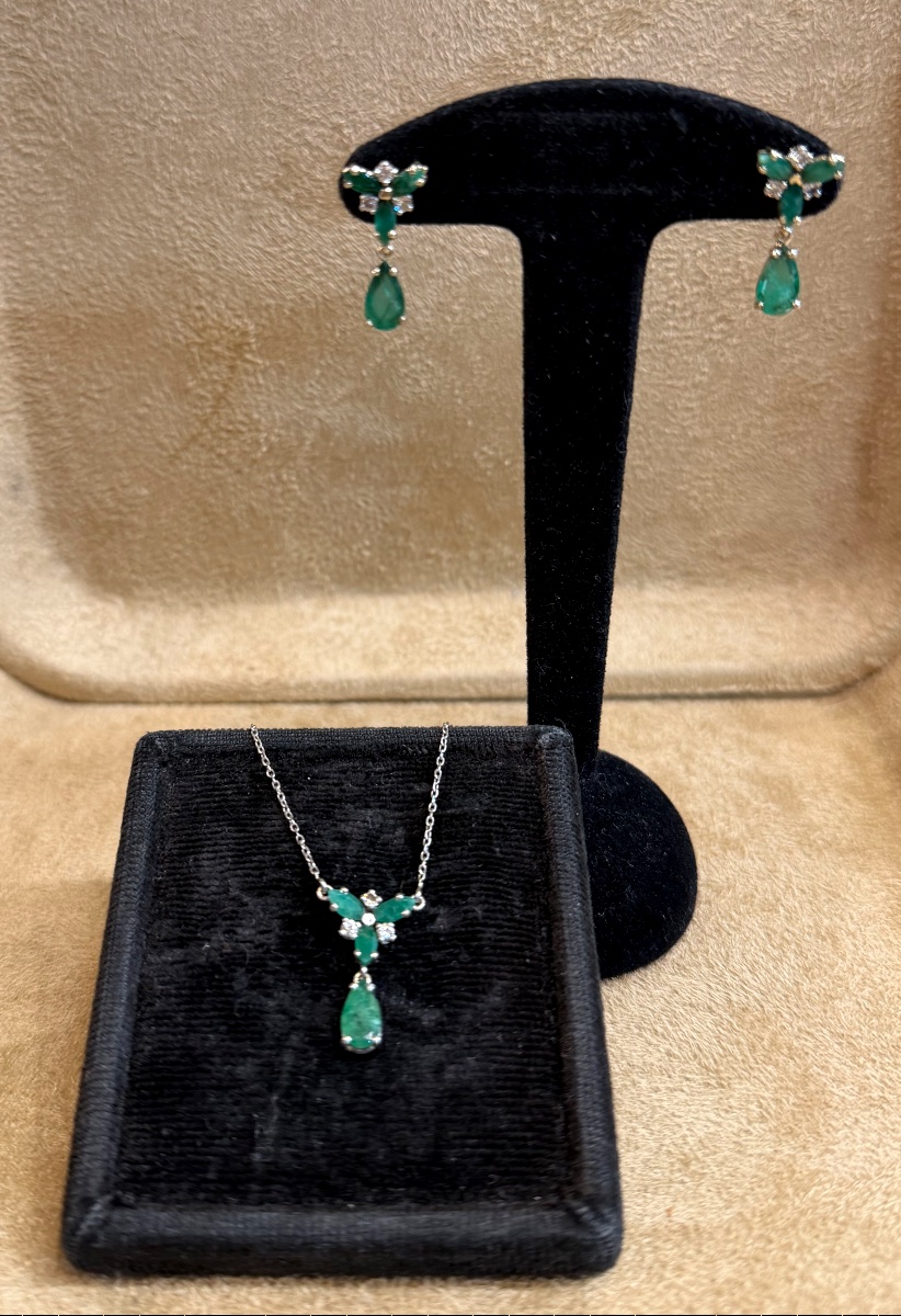 Collier Emeraudes et Diamants-photo-8