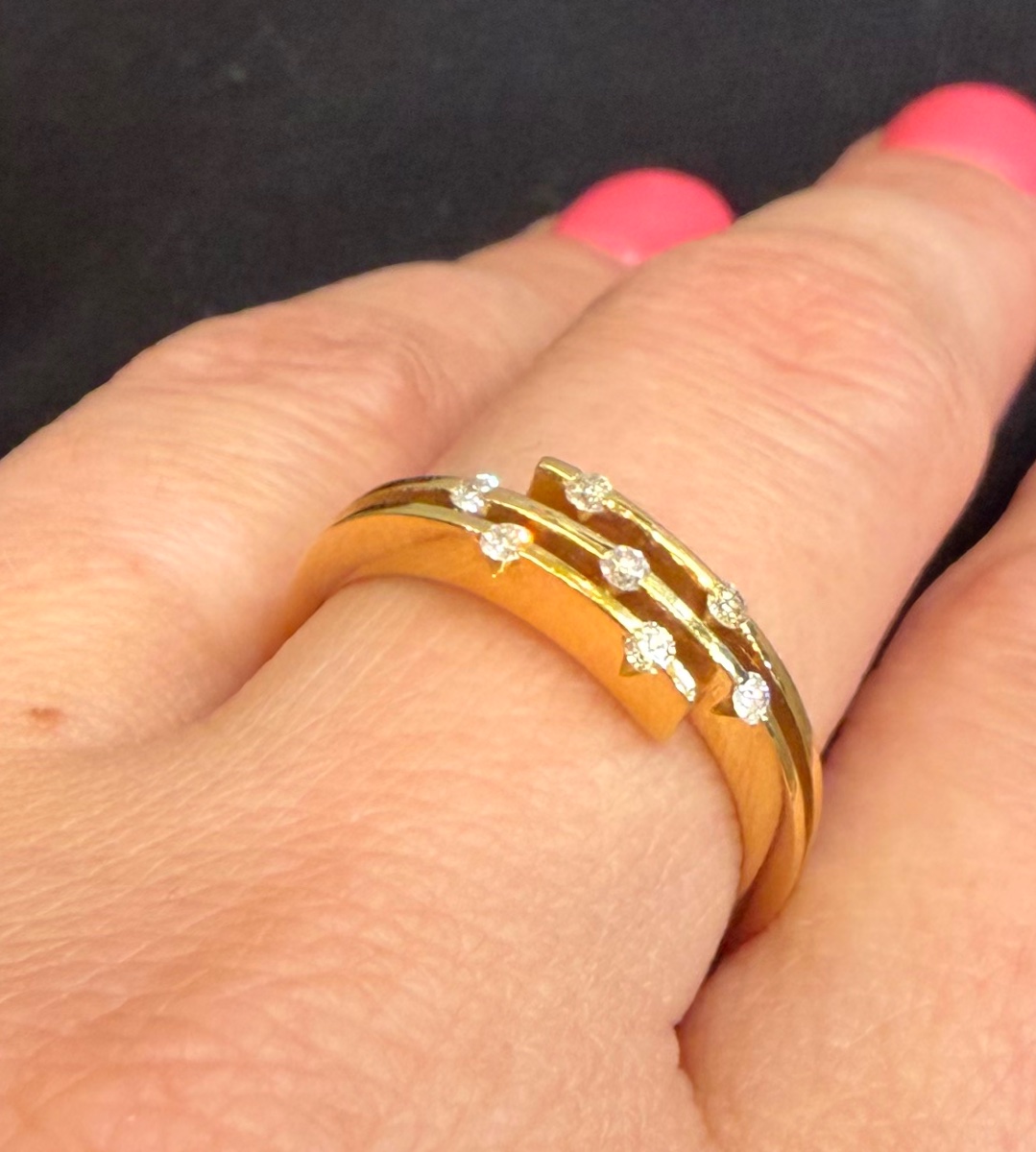 3-line Diamond Ring-photo-3