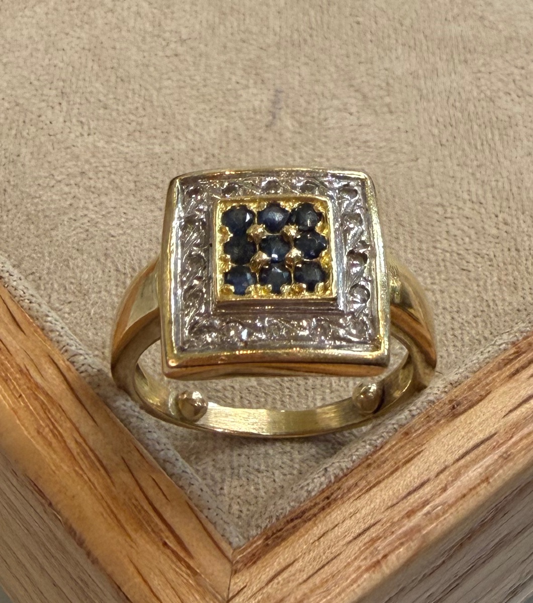 Sapphire And Diamond Ring-photo-1