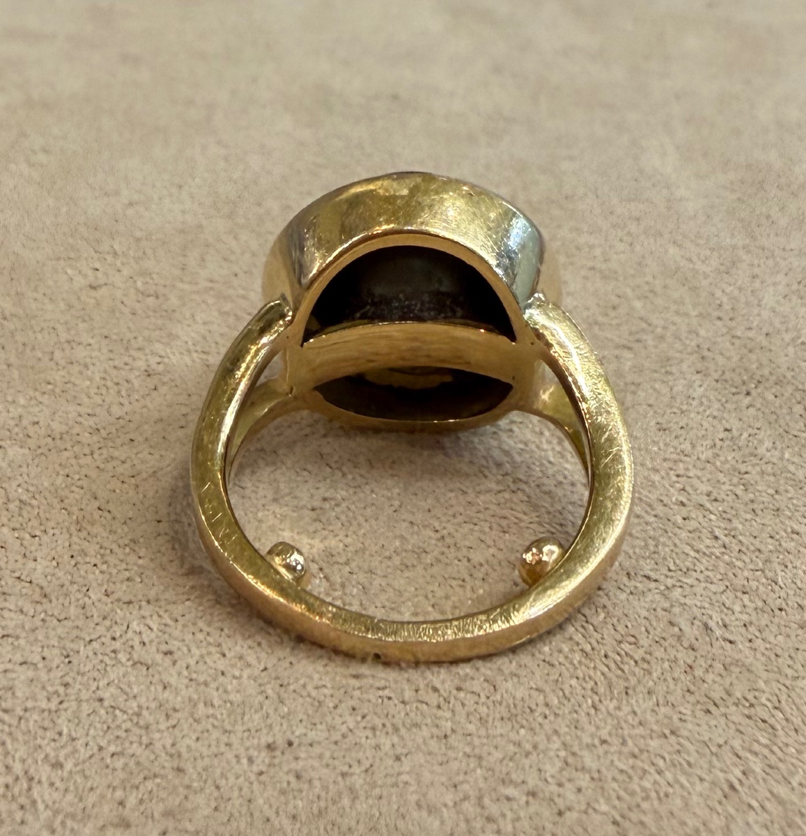Bague perle grise-photo-1