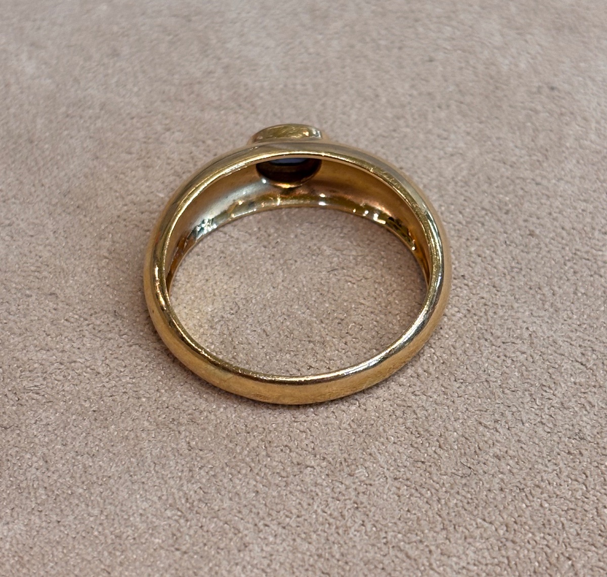 Bague jonc saphir-photo-1