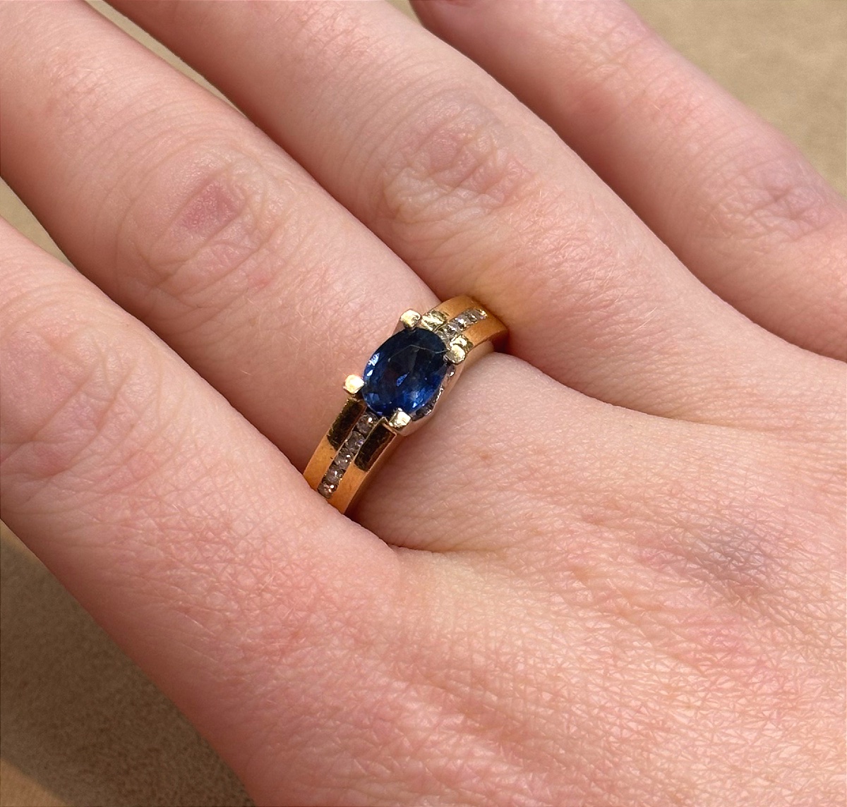 bague saphir et diamants-photo-1