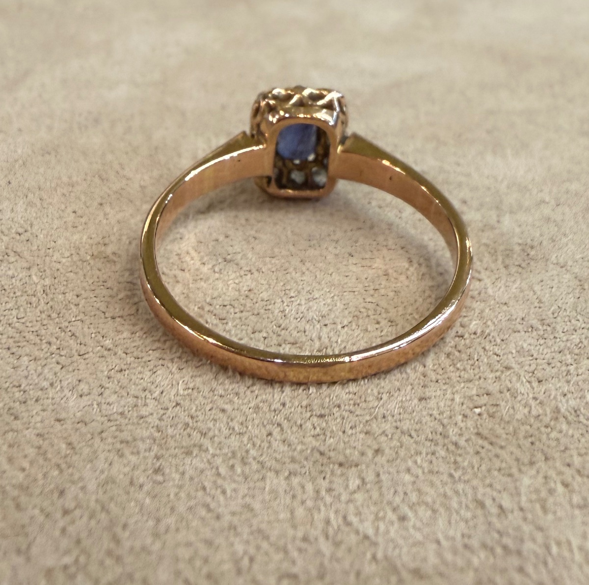 Bague pompadour saphir-photo-3