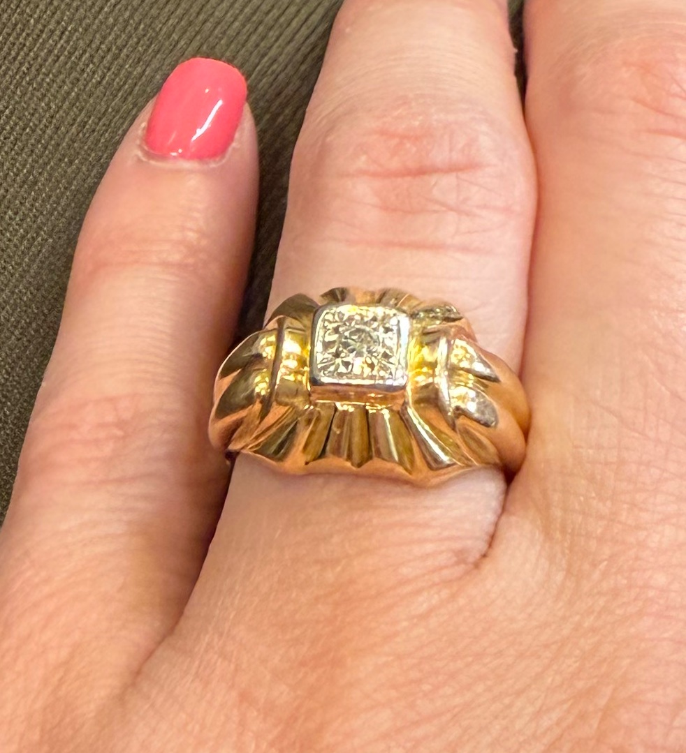 Bague Tank Diamant-photo-4