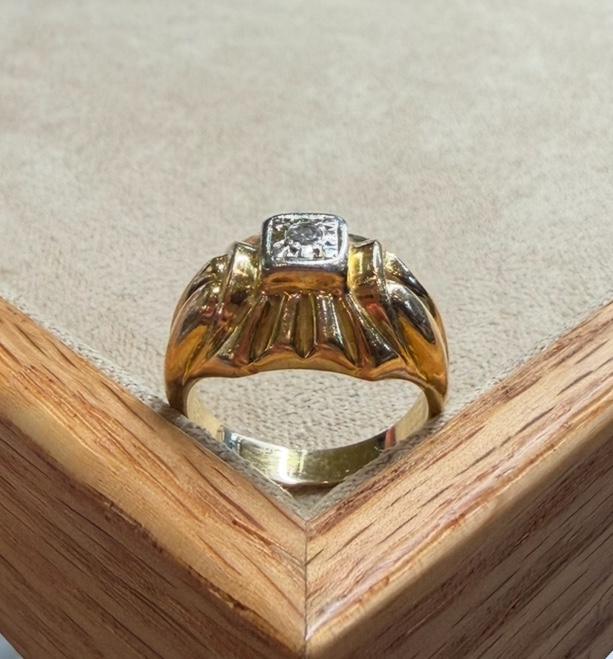 Bague Tank Diamant