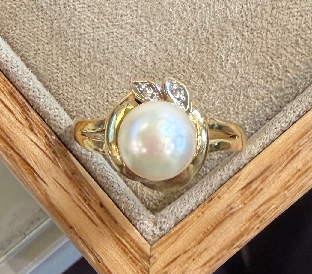 Bague perle et diamants-photo-1