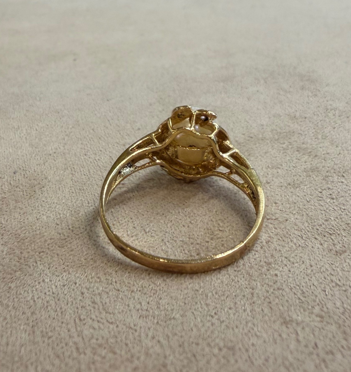 Bague perle et diamants-photo-4