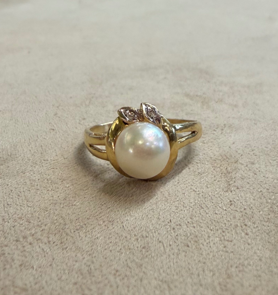 Bague perle et diamants-photo-6