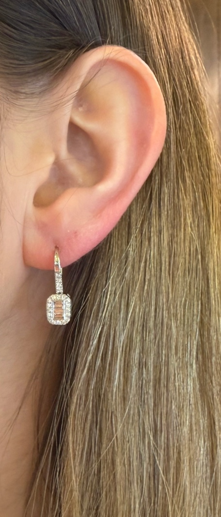Boucles d'oreille diamants