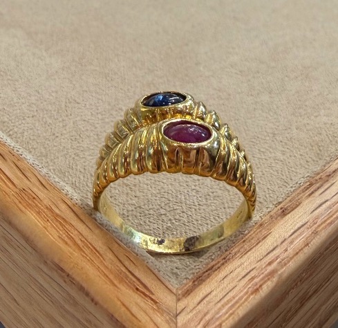Bague jonc tresse-photo-2