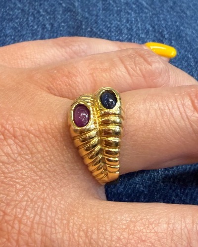 Bague jonc tresse-photo-3