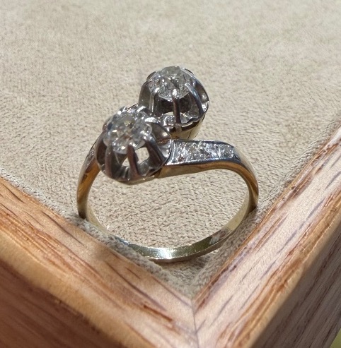 Bague toi et moi diamants-photo-2