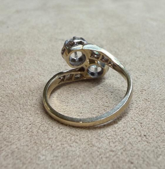 Bague toi et moi diamants-photo-4
