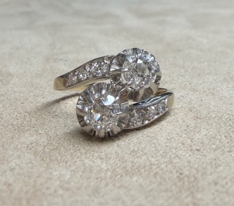 Bague toi et moi diamants