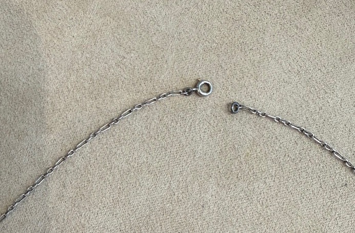 Collier / broche 19ème perle et diamants-photo-7