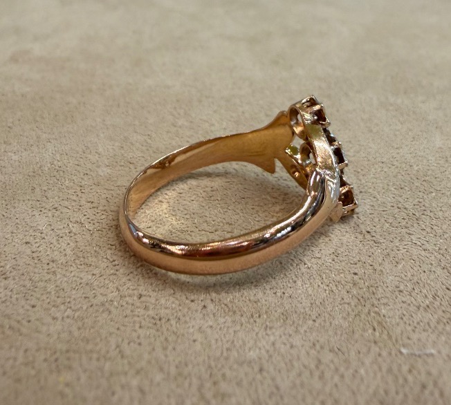 Bague Roses de diamants-photo-4