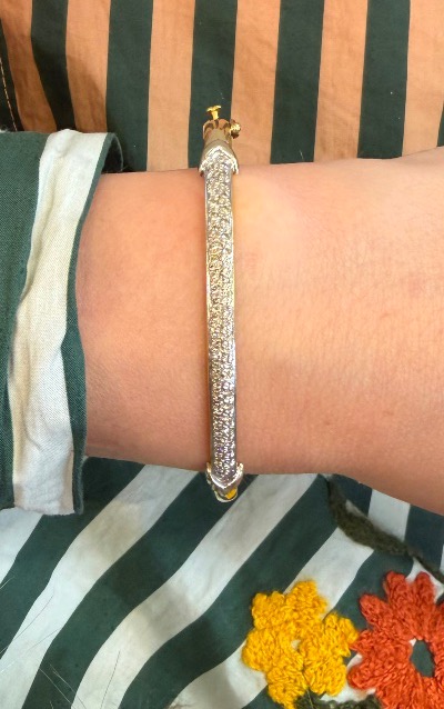 Diamond Bangle Bracelet-photo-2