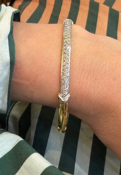 Diamond Bangle Bracelet-photo-3