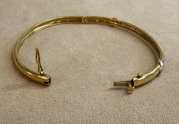 Diamond Bangle Bracelet-photo-2