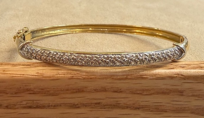 Diamond Bangle Bracelet