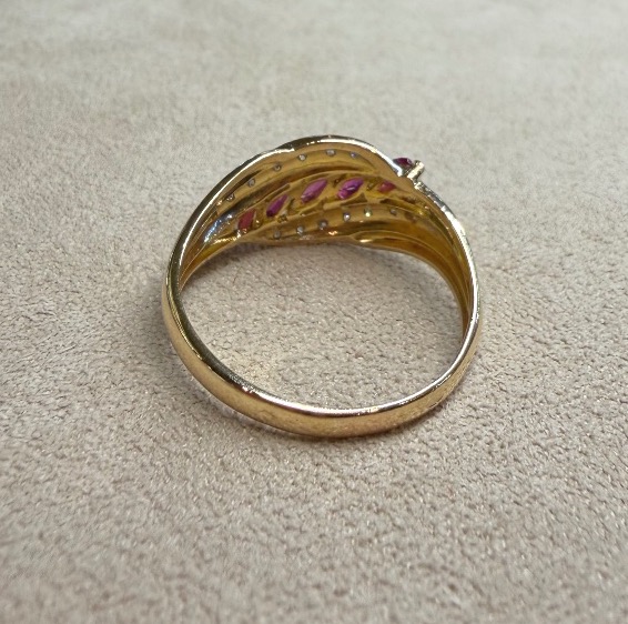 Bague rubis et diamants-photo-1