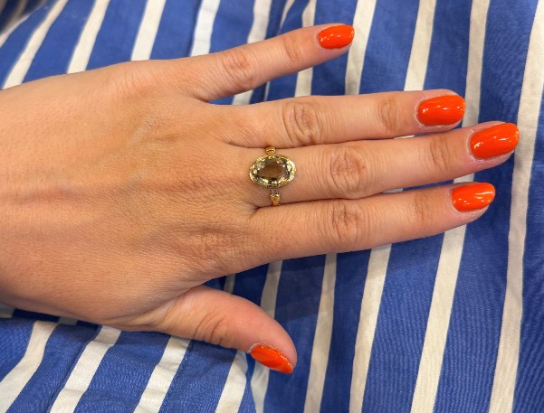 Bague citrine -photo-1