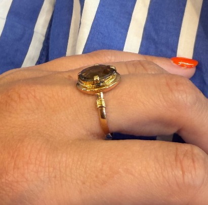 Bague citrine -photo-2