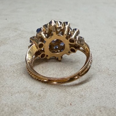 Bague saphirs-photo-3