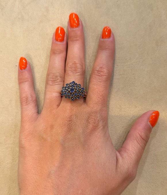 Bague saphirs-photo-4