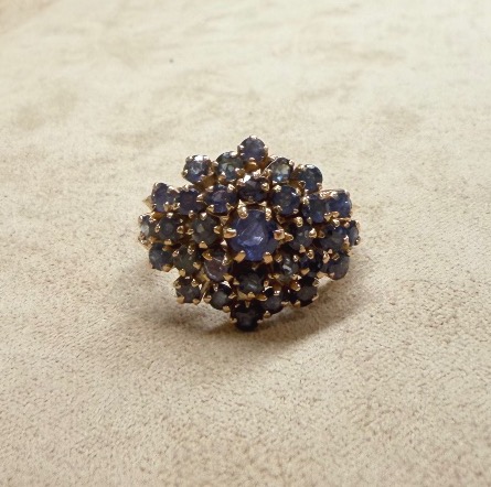 Bague saphirs