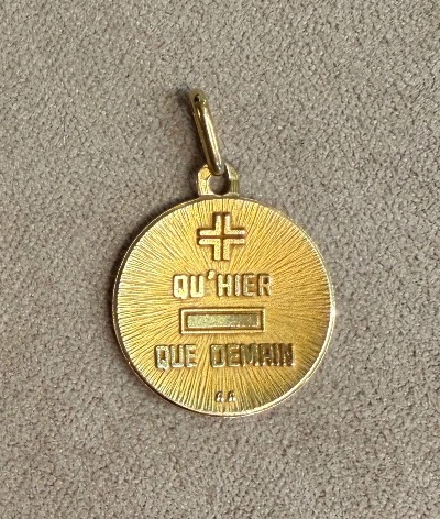 Medaille "+ qu'hier - que demain"-photo-3