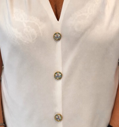 3 Enamel Buttons