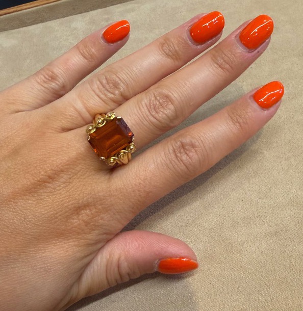 Bague citrine -photo-4