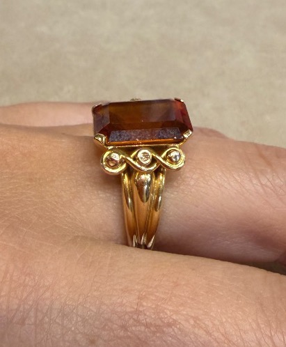 Bague citrine -photo-1