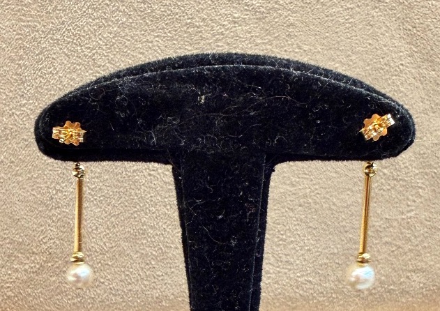 Boucles d'oreille tombante perles-photo-4
