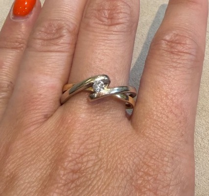 Two-tone Diamond Ring-photo-1