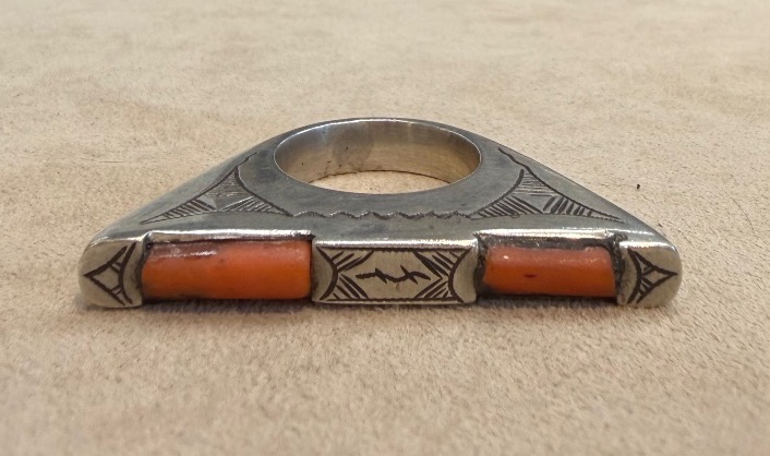 Berber Coral Ring-photo-2