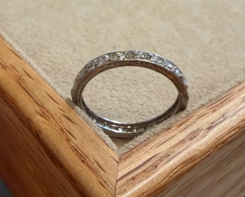 Bague alliance diamants-photo-3