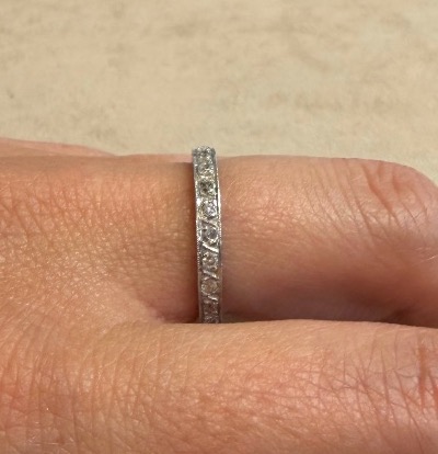 Bague alliance diamants-photo-4