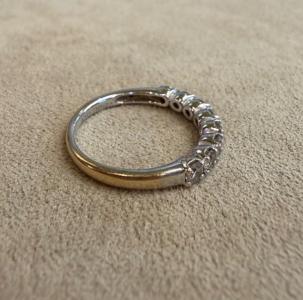 Half-wedding Band Ring-photo-1