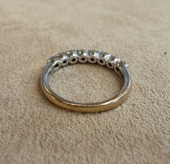 Half-wedding Band Ring-photo-2