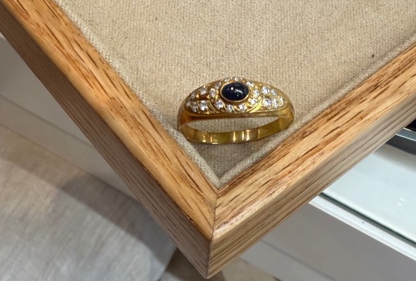 Bague Saphir Cabochon-photo-2
