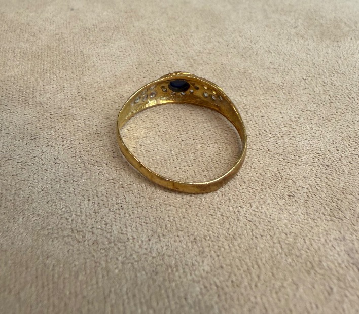 Bague Saphir Cabochon-photo-4